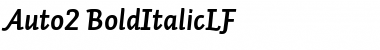 Auto 2 Bold Italic LF