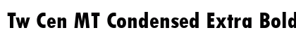 Tw Cen MT Condensed Extra Bold Regular font free download