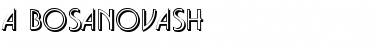 a_BosaNovaSh Regular Font