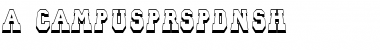 a_CampusPrspDnSh Font