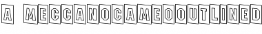 a_MeccanoCmOtlDn Regular Font