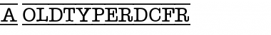 a_OldTyperDcFr Regular Font