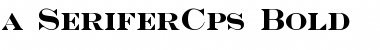 a_SeriferCps Bold Font