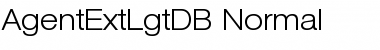 AgentExtLgtDB Font