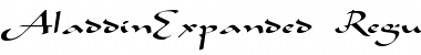 AladdinExpanded Font