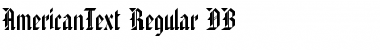 AmericanText DB Regular Font