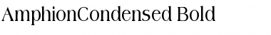 AmphionCondensed Bold Font