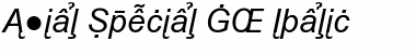 Arial Special G2 Italic