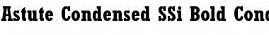 Astute Condensed SSi Bold Condensed Font