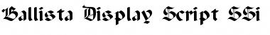 Download Ballista Display Script SSi Font