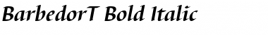 BarbedorT Bold Italic