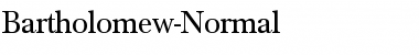 Bartholomew-Normal Font