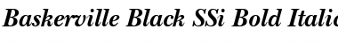 Baskerville Black SSi Bold Italic