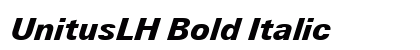 UnitusLH Bold Italic preview UnitusLH Bold Italic preview
