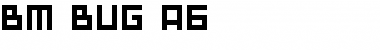 BM bug A6 Font