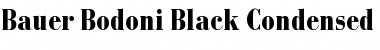 BauerBodni BlkCn BT Black Font