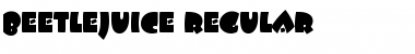Beetlejuice Regular Font