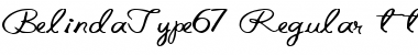 BelindaType67 Regular Font
