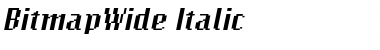 BitmapWide Italic