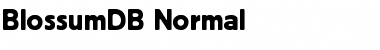 BlossumDB Normal Font