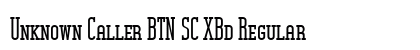 Unknown Caller BTN SC XBd Regular preview
