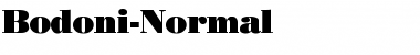 Download Bodoni-Normal Font