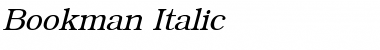 Bookman Italic