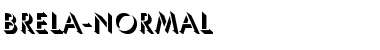 Brela-Normal Regular Font