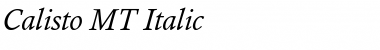 Calisto MT Italic