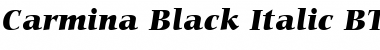 Carmina Blk BT Black Italic