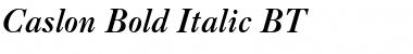 Caslon Bd BT Italic