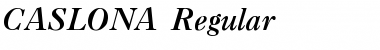 CASLONA Regular Font