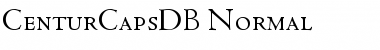CenturCapsDB Normal Font