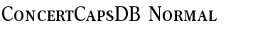 ConcertCapsDB Normal Font