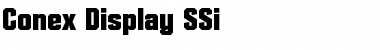 Conex Display SSi Regular Font