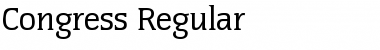 Congress Regular Font