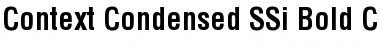 Context Condensed SSi Bold Condensed