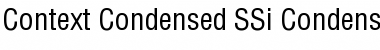 Context Condensed SSi Condensed Font