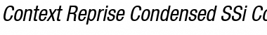 Context Reprise Condensed SSi Condensed Italic Font