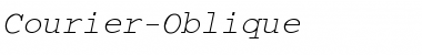 Download Courier-Oblique Font