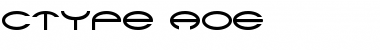 CType AOE Regular Font