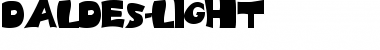Daldes-Light Regular Font