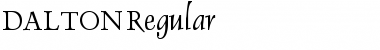 DALTON Regular Font