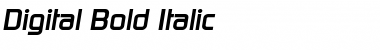 Digital Bold Italic