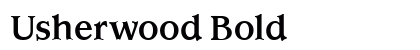 Usherwood Bold font free download