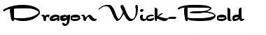 DragonWick-Bold Regular Font