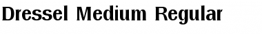 Dressel Medium Regular Font