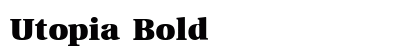 Utopia Bold Preview