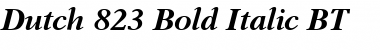 Dutch823 BT Bold Italic