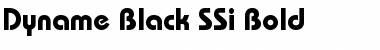 Dyname Black SSi Font